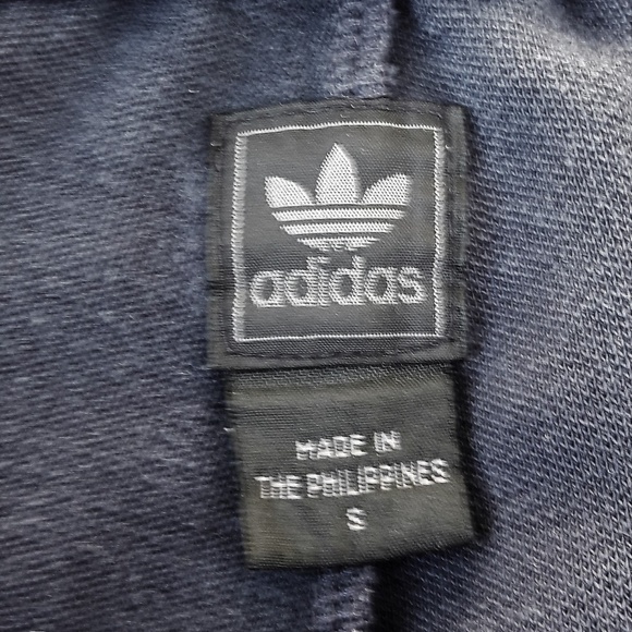 SOLD Adidas Track Pants Trefoil Logo Y2K Vintage Originals High Rise Dark - Picture 4 of 6